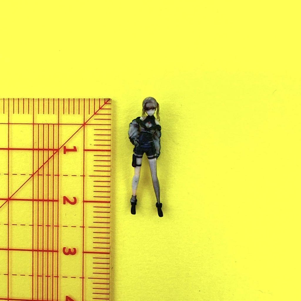 1/72 Q-JP-2 フィギュア リアルフィギュア 完成品 Vチャット ミニカーに ジオラマに 3D ミニチュアイメージ