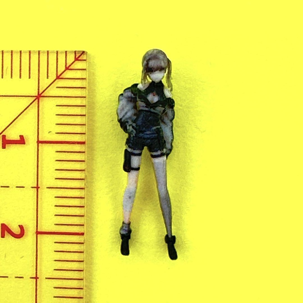 1/72 Q-JP-2 フィギュア リアルフィギュア 完成品 Vチャット ミニカーに ジオラマに 3D ミニチュアイメージ