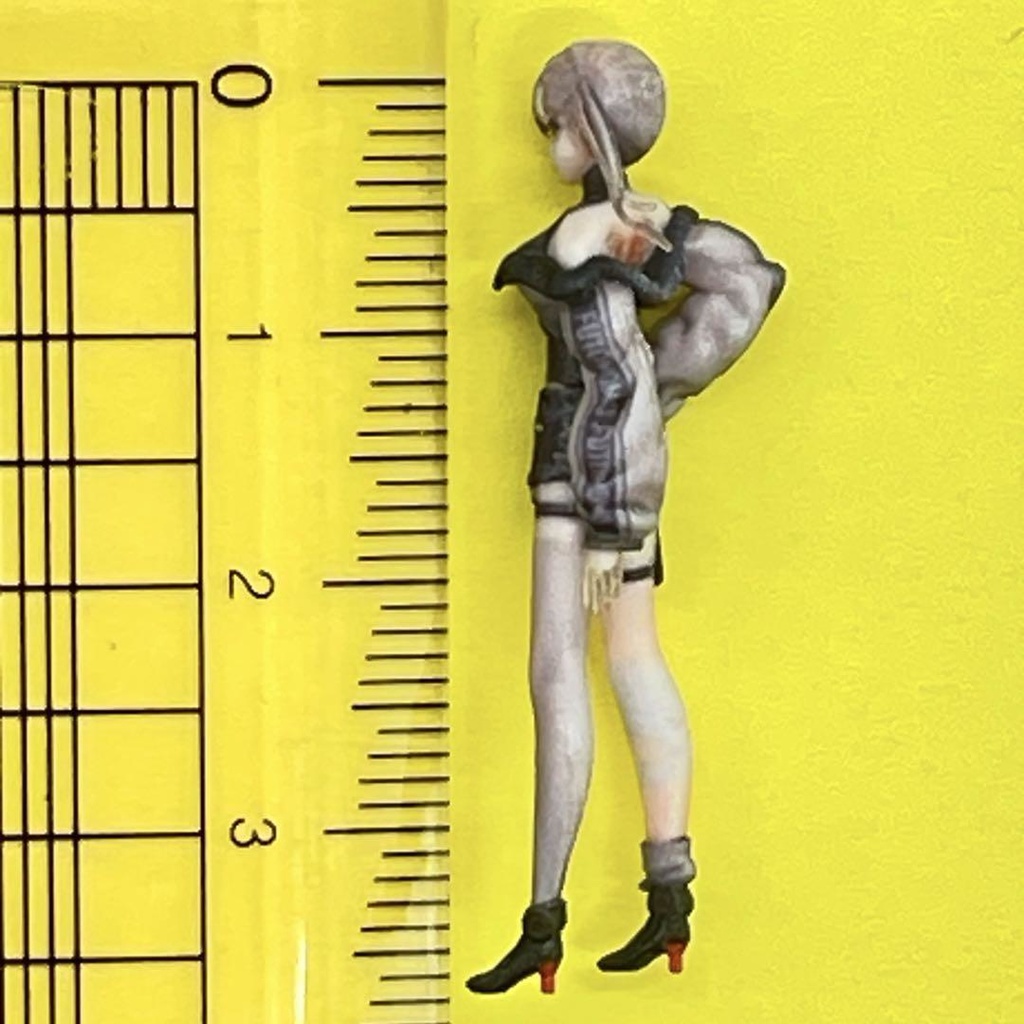 1/43 Q-JP-2 フィギュア リアルフィギュア Vチャット 完成品 ミニチュアイメージ ミニカーに ジオラマに ミニチュア 3D