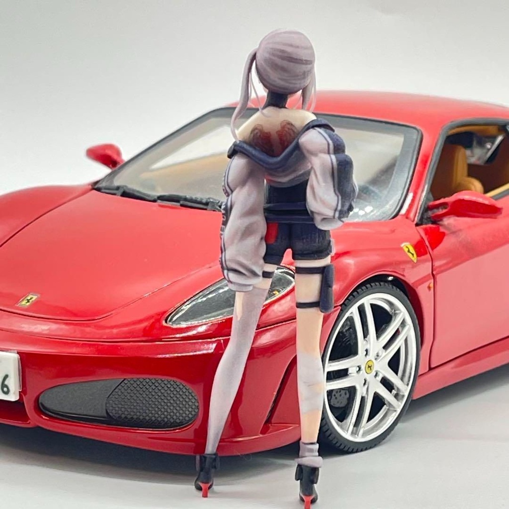 1/18 Q-JP-2 フィギュア リアルフィギュア 完成品 Vチャット ミニチュア ミニカーに ドールハウスに 3D ミニチュアイメージ