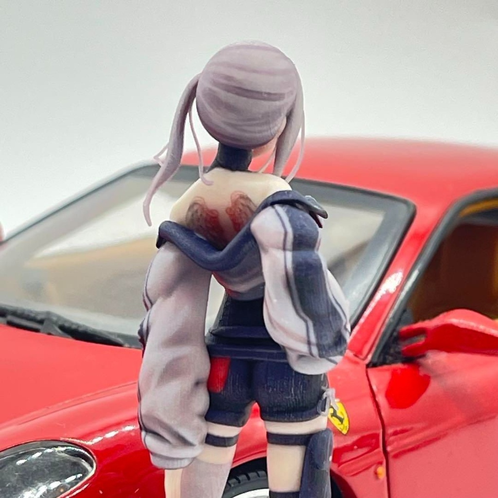 1/18 Q-JP-2 フィギュア リアルフィギュア 完成品 Vチャット ミニチュア ミニカーに ドールハウスに 3D ミニチュアイメージ