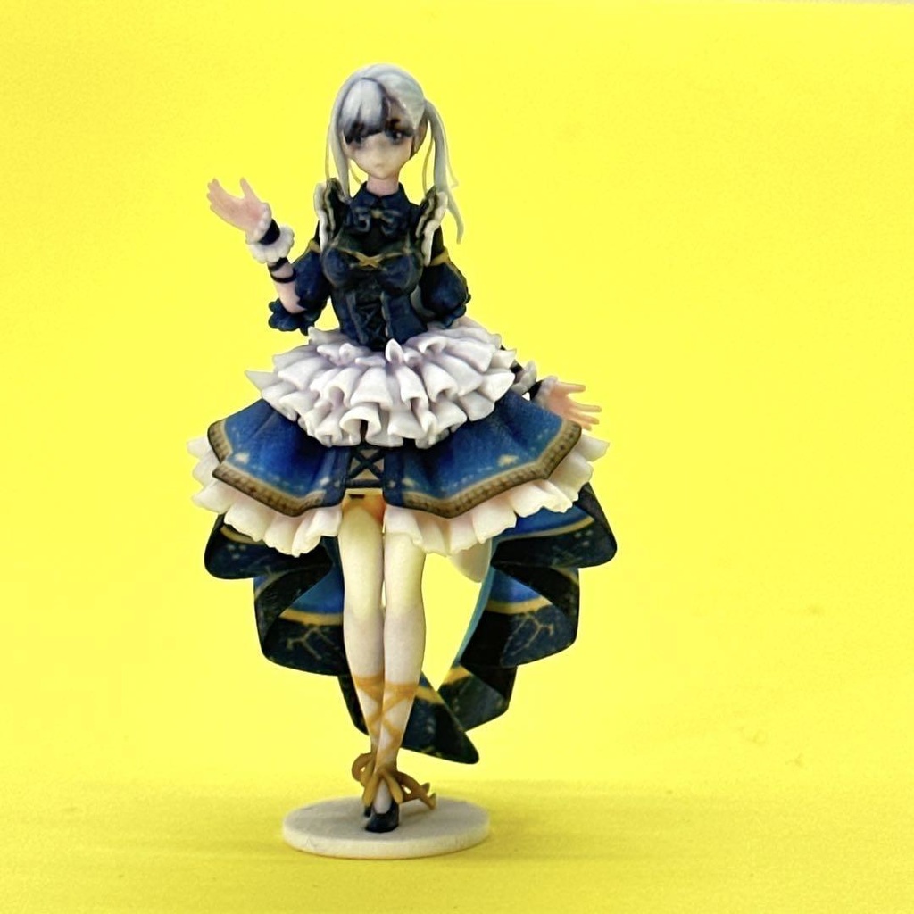 1/24 Q-C-01 フィギュア リアルフィギュア 完成品 美少女フィギュア Vチャット 3D ミニカーに ジオラマに ミニチュアイメージ ドールハウスに