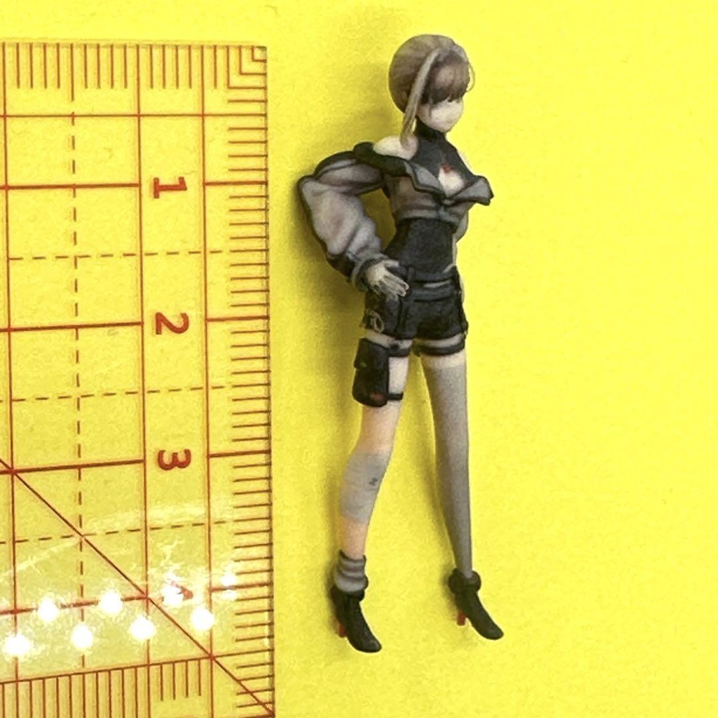 1/35 Q-JP-2 フィギュア リアルフィギュア 美少女フィギュア Vチャット 3D 完成品 ミニチュアイメージ プラモデルに ジオラマに