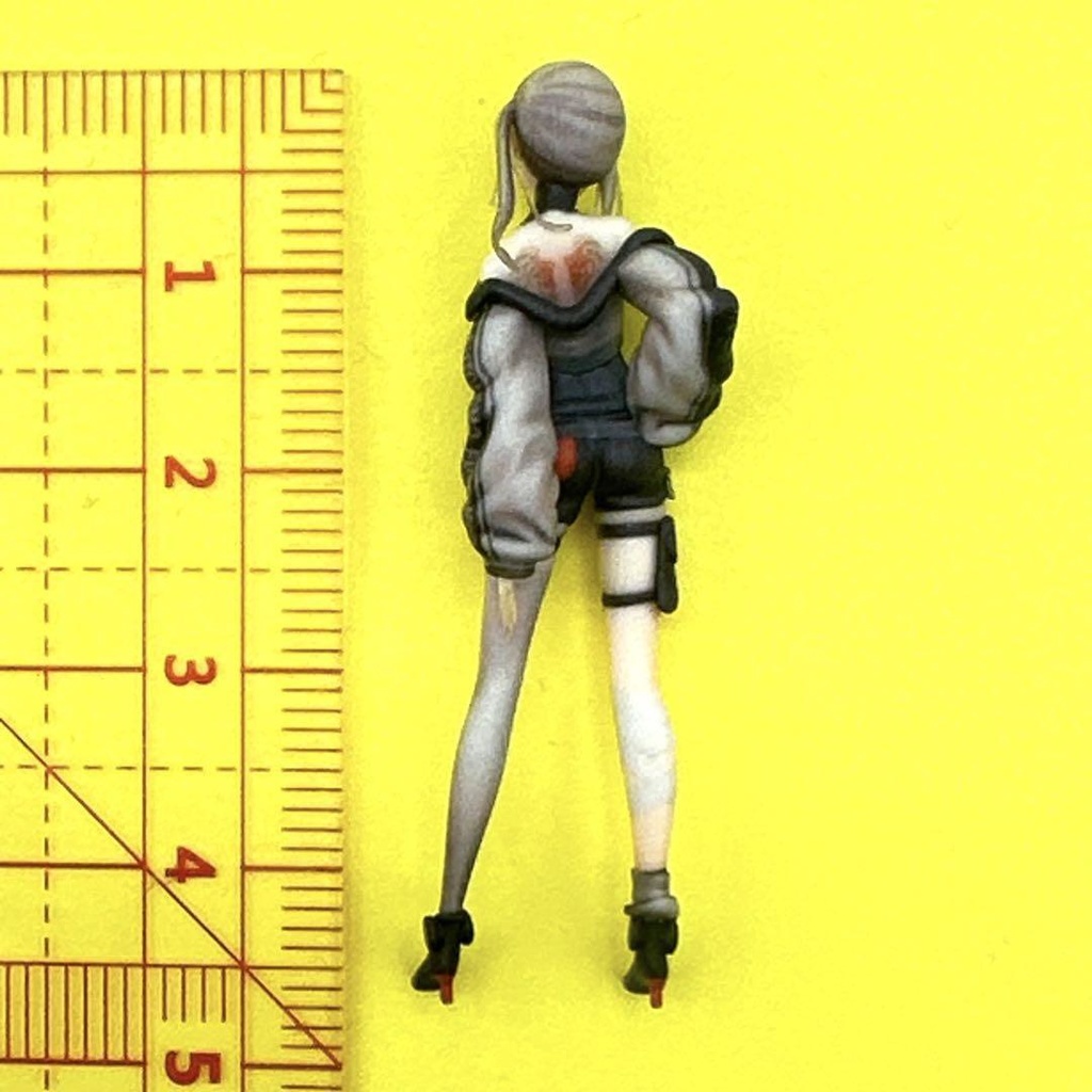 1/35 Q-JP-2 フィギュア リアルフィギュア 美少女フィギュア Vチャット 3D 完成品 ミニチュアイメージ プラモデルに ジオラマに