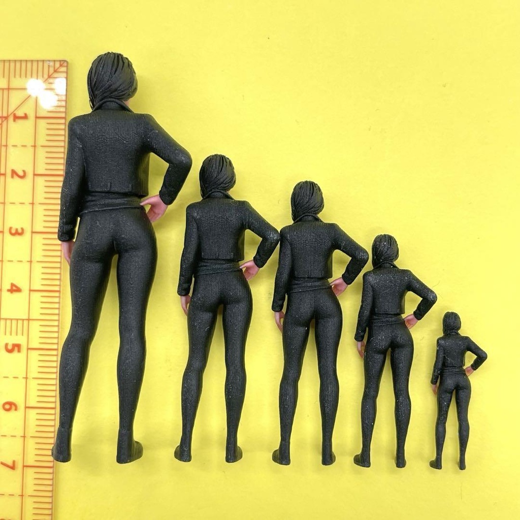 1/24 1/32 1/35 1/43 1/64 DGS-02 フィギュア五体 完成品 リアルフィギュア ミニチュアイメージ ミニチュア ジオラマ ドールハウスに
