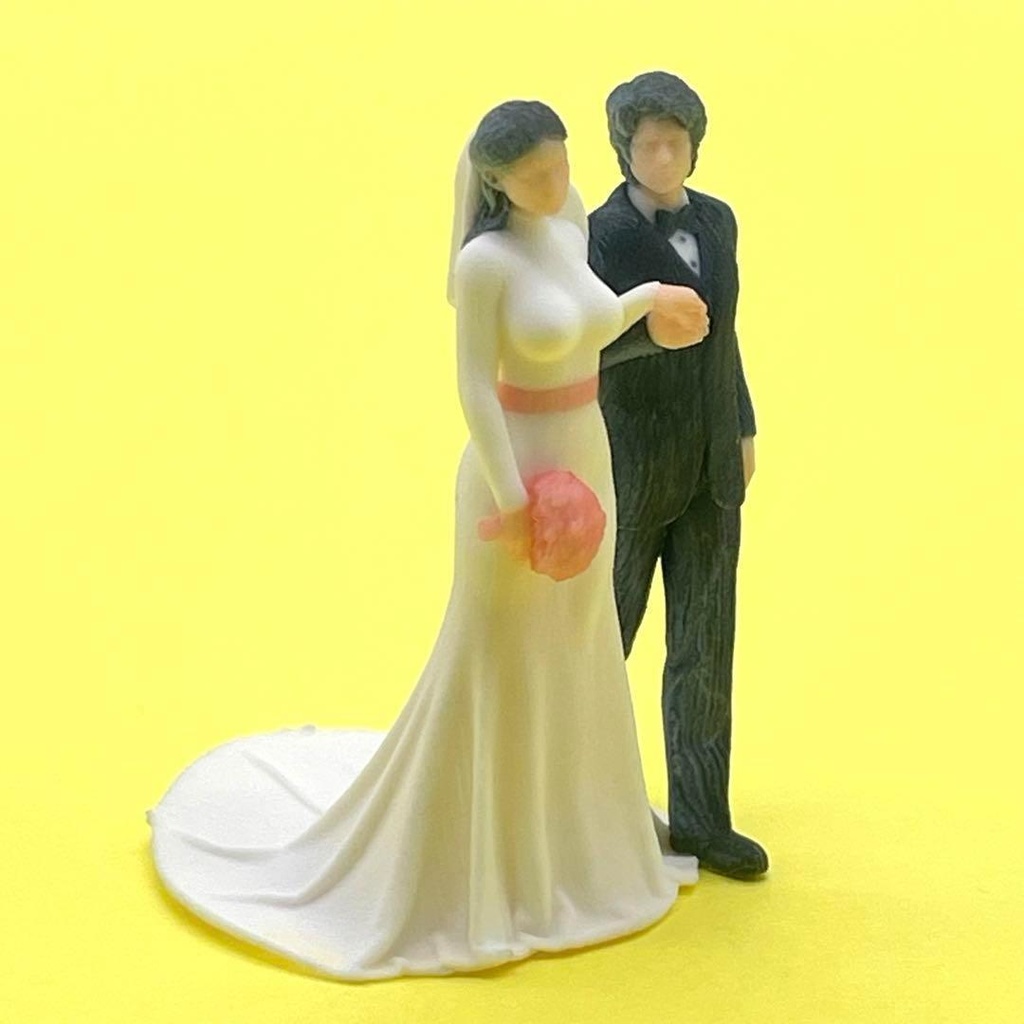 PH-008 1/64 ウエディング フィギュア 結婚式 ウエディングドレス ジオラマ ミニカーに ミニチュア ミニチュアイメージ 3D人物