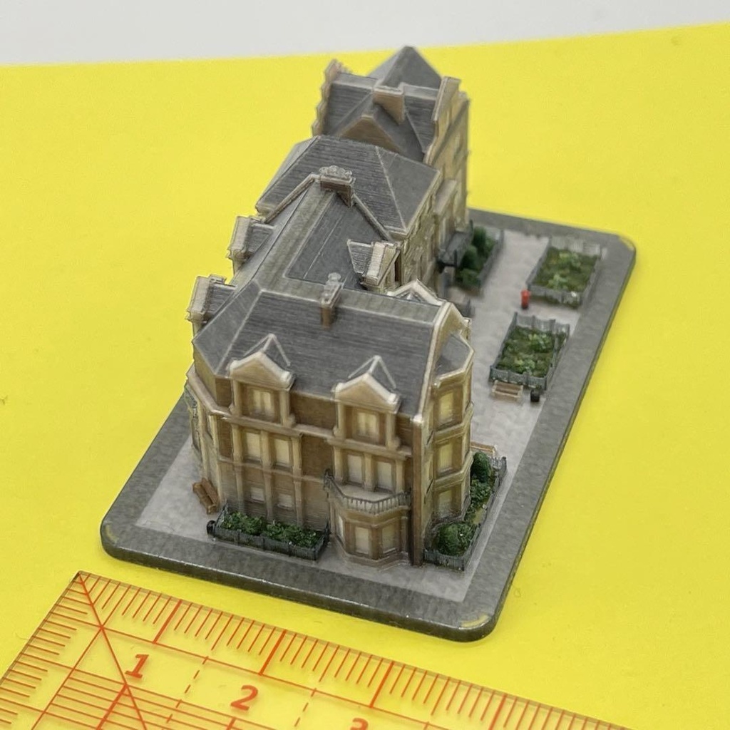 1/700 KT-001 豪邸 建物 お城 ジオラマ 住宅模型 建築模型 ミニチュア ドールハウス ミニチュアイメージ 3D