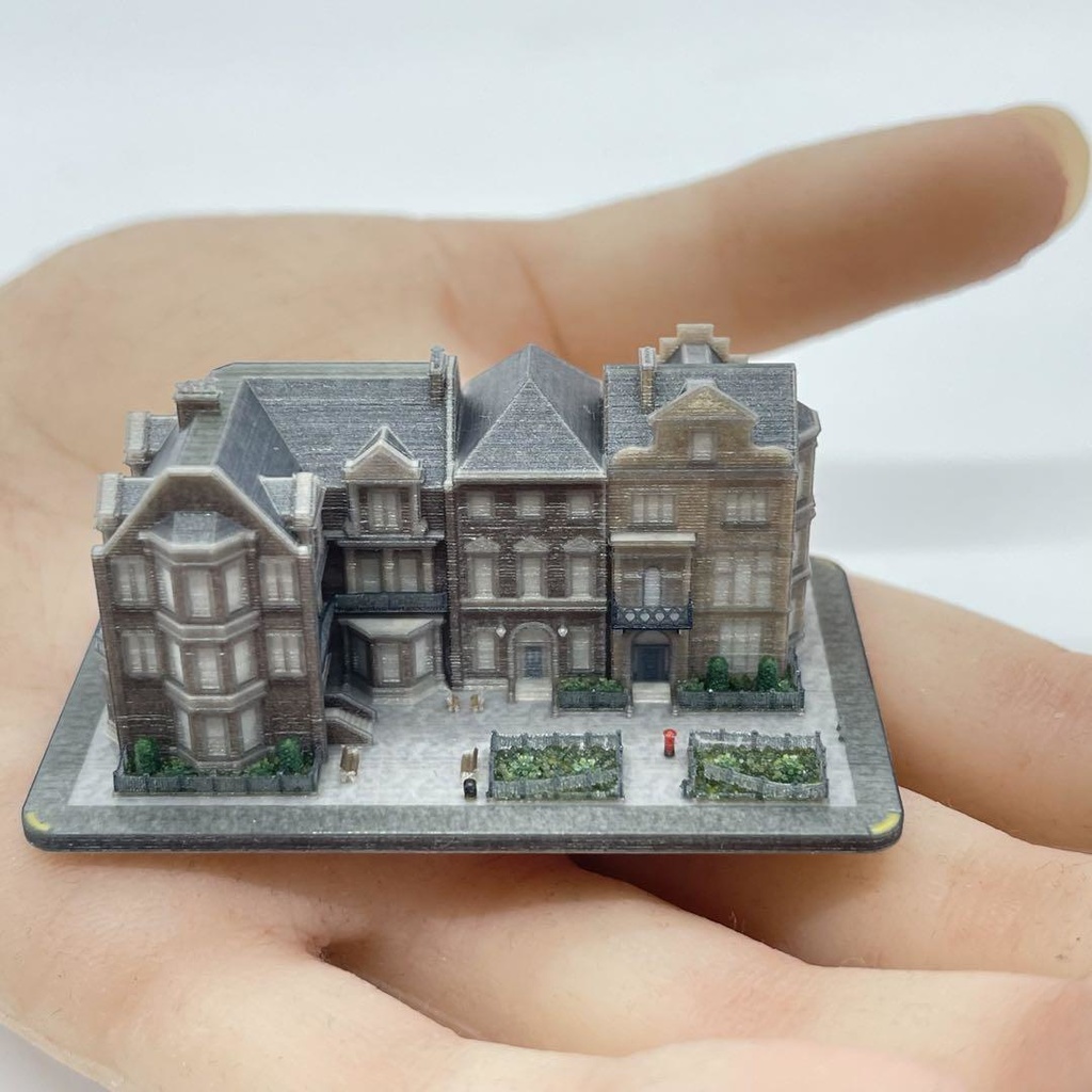 1/700 KT-001 豪邸 建物 お城 ジオラマ 住宅模型 建築模型 ミニチュア ドールハウス ミニチュアイメージ 3D