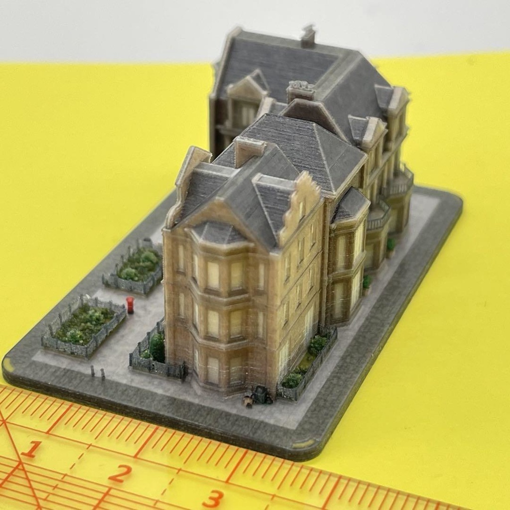 1/700 KT-001 豪邸 建物 お城 ジオラマ 住宅模型 建築模型 ミニチュア ドールハウス ミニチュアイメージ 3D