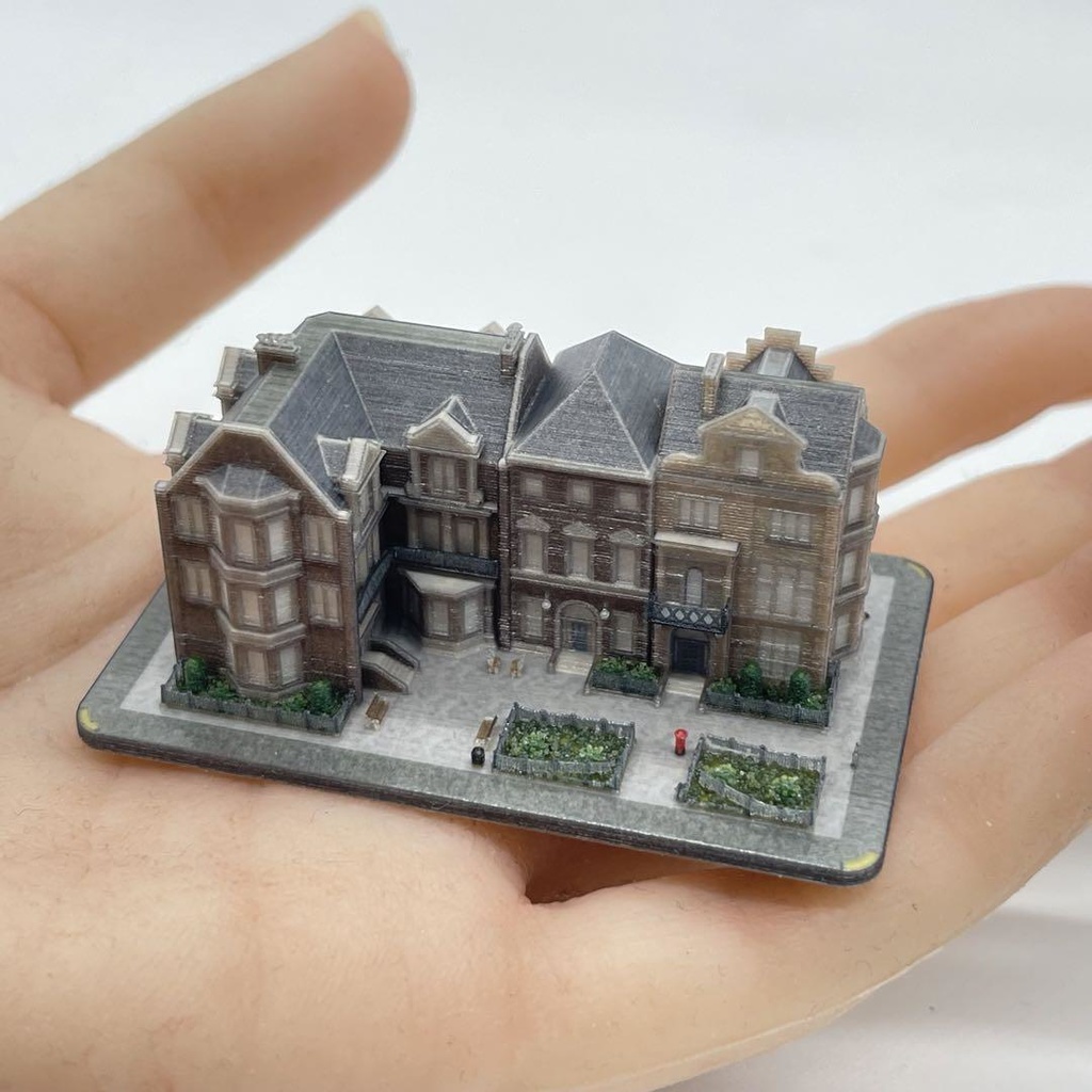 1/700 KT-001 豪邸 建物 お城 ジオラマ 住宅模型 建築模型 ミニチュア ドールハウス ミニチュアイメージ 3D