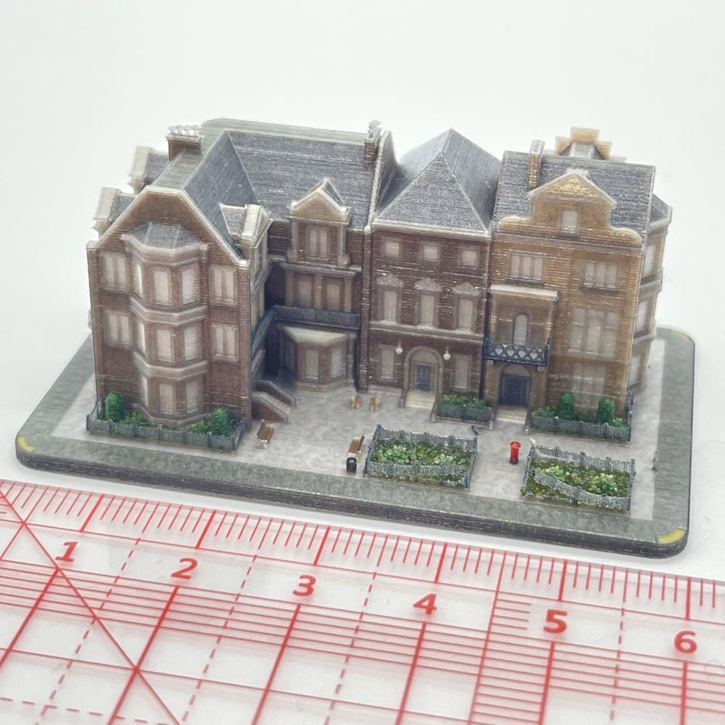 1/700 KT-001 豪邸 建物 お城 ジオラマ 住宅模型 建築模型 ミニチュア ドールハウス ミニチュアイメージ 3D