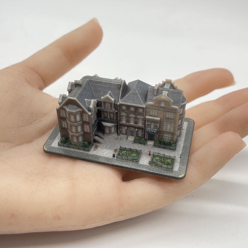 1/700 KT-001 豪邸 建物 お城 ジオラマ 住宅模型 建築模型 ミニチュア ドールハウス ミニチュアイメージ 3D