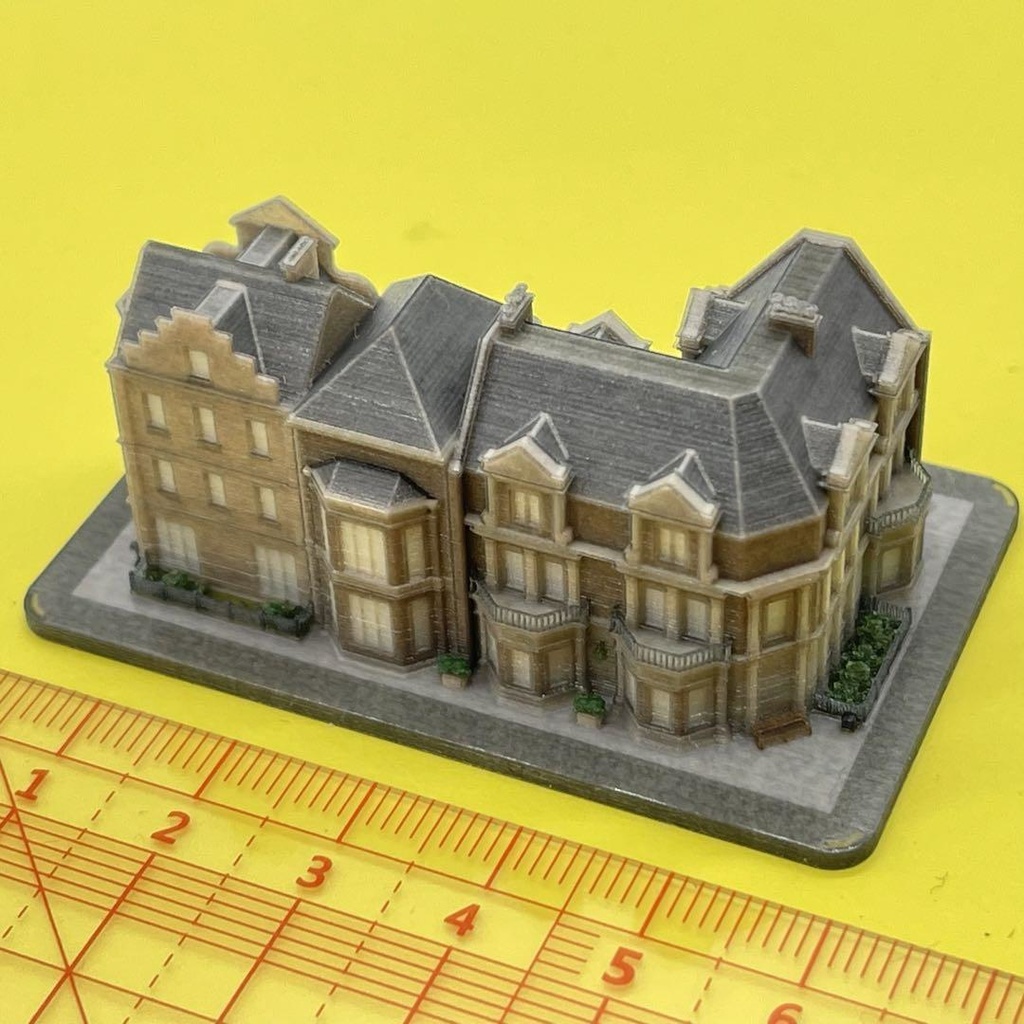 1/700 KT-001 豪邸 建物 お城 ジオラマ 住宅模型 建築模型 ミニチュア ドールハウス ミニチュアイメージ 3D
