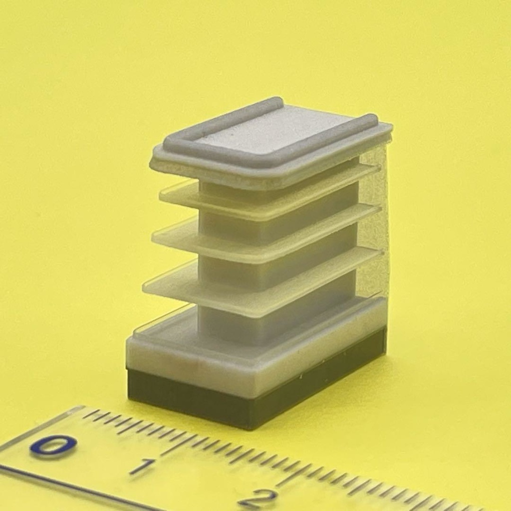 1/64 コンビニ デザート棚 ミニチュア フィギュアに ジオラマ 住宅模型 ミニカーに 3D ミニチュアイメージ 什器 完成品