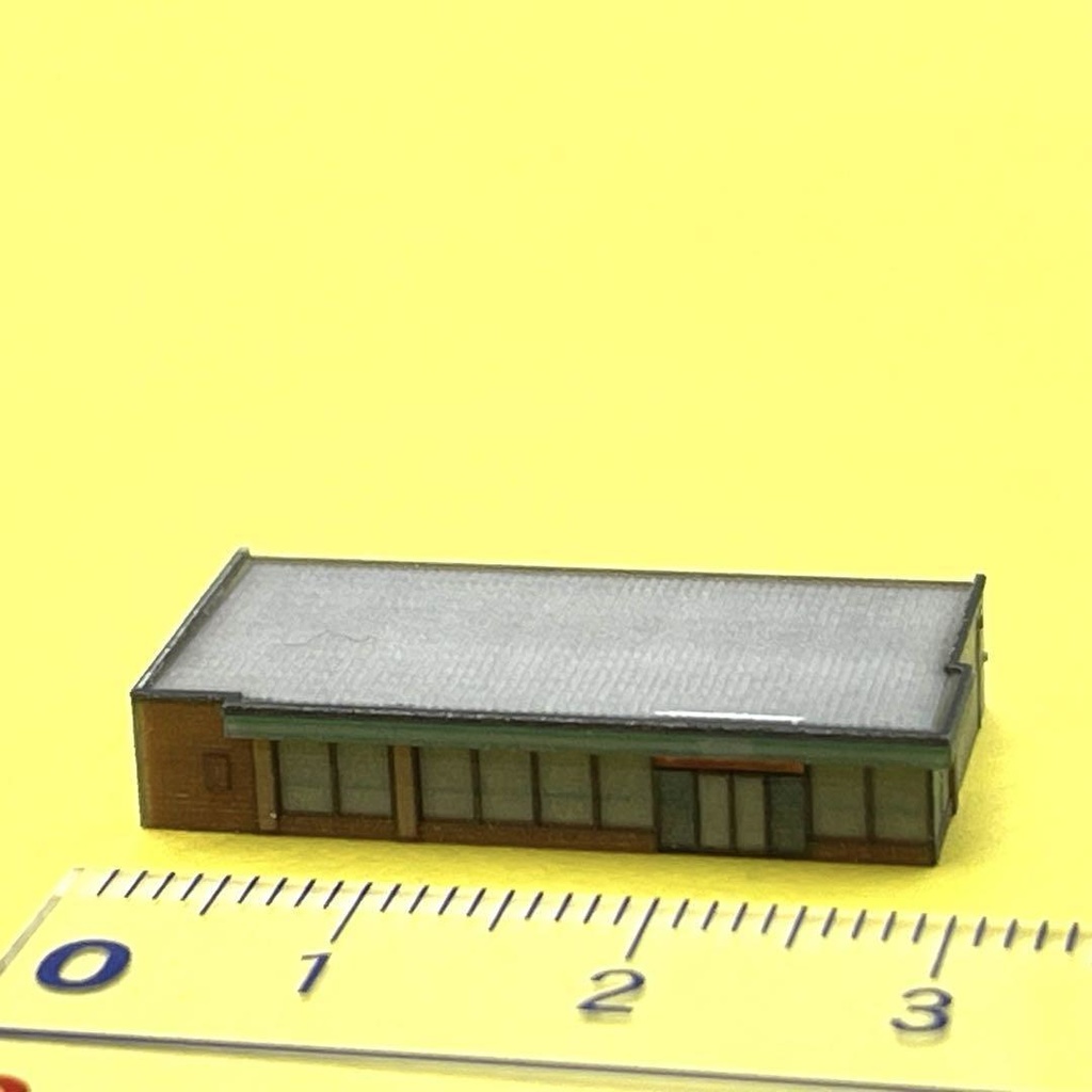 1/700 コンビニ ミニチュア 建物 ストラクチャー 3D ジオラマ 住宅模型 ミニカーに ミニチュアイメージ