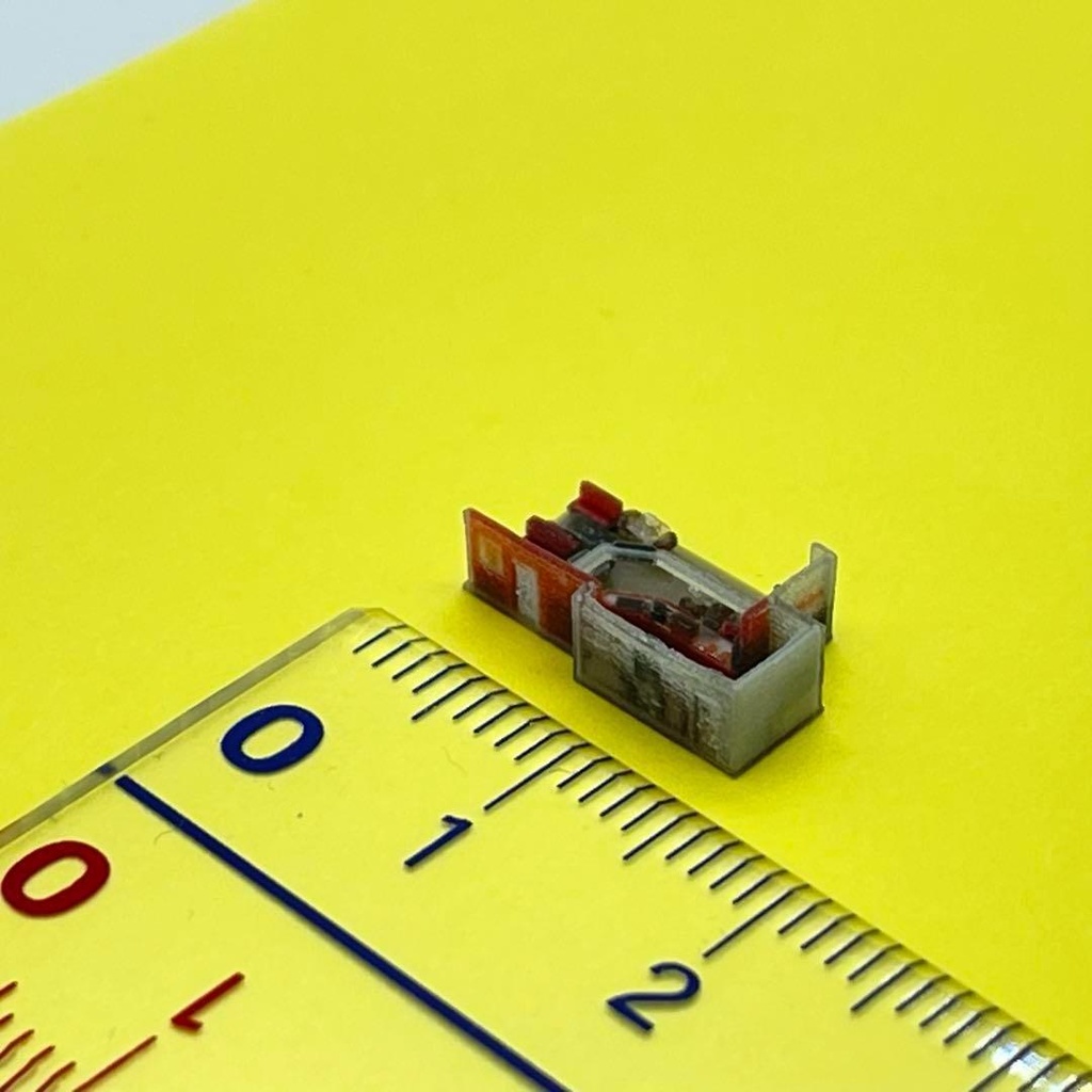 1/700 ダイナー ミニチュア ジオラマ 住宅模型 完成品 ドールハウス ミニチュアイメージ 3D