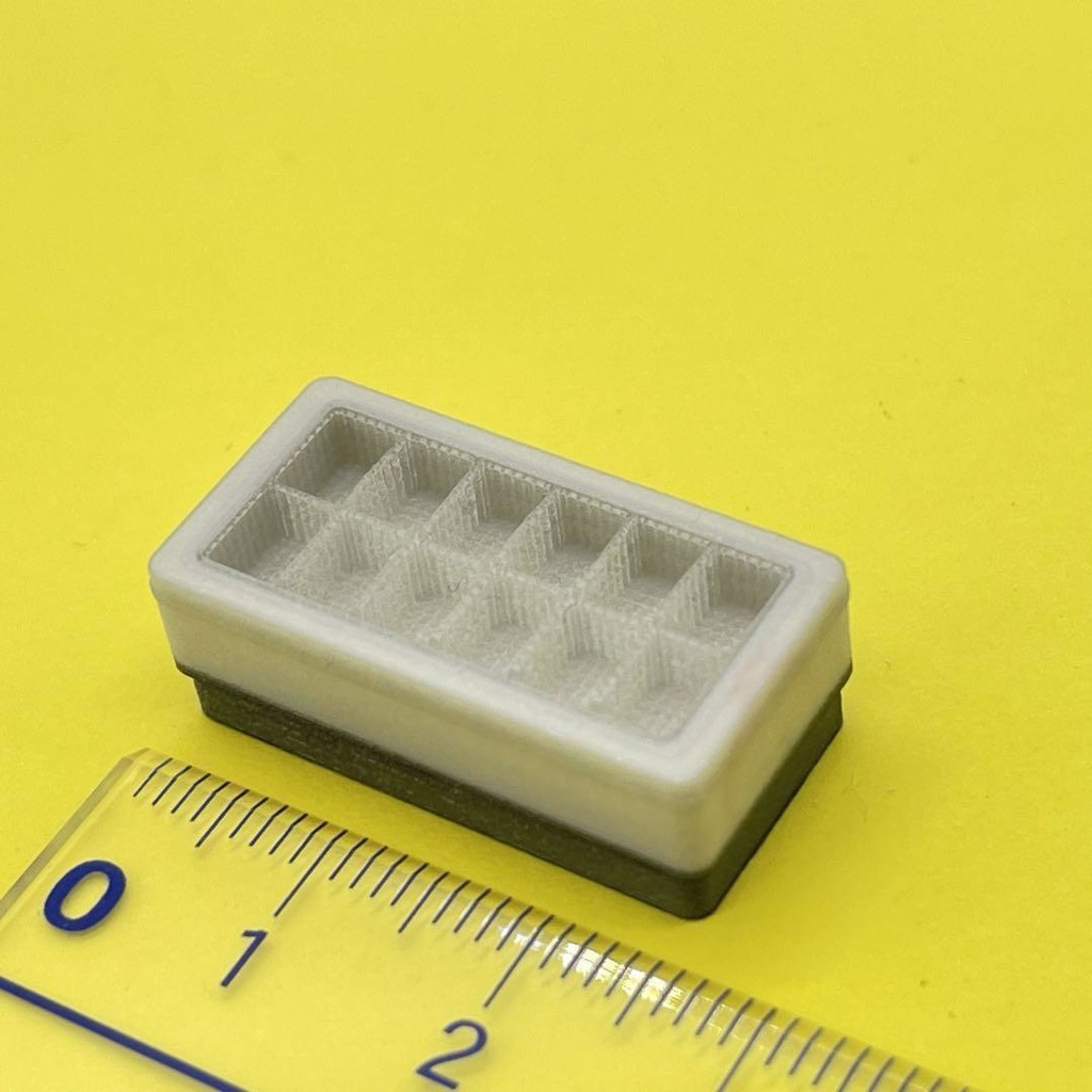 ミニチュア コンビニのアイスクリームケース ジオラマ フィギュアに ミニチュアイメージ 完成品 3D