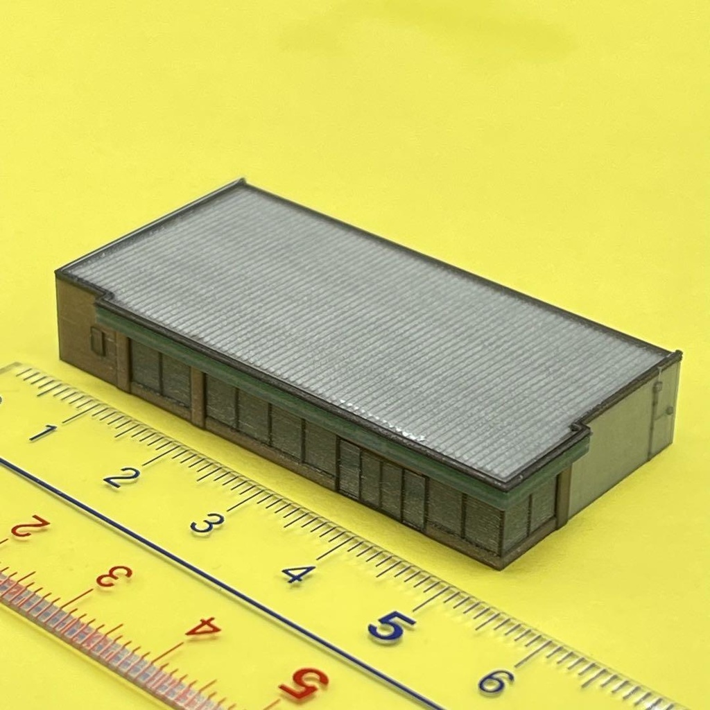 1/400 コンビニ ミニチュア 建物 ストラクチャー ジオラマに フィギュアに ミニチュアイメージ 住宅模型 建築模型 3D