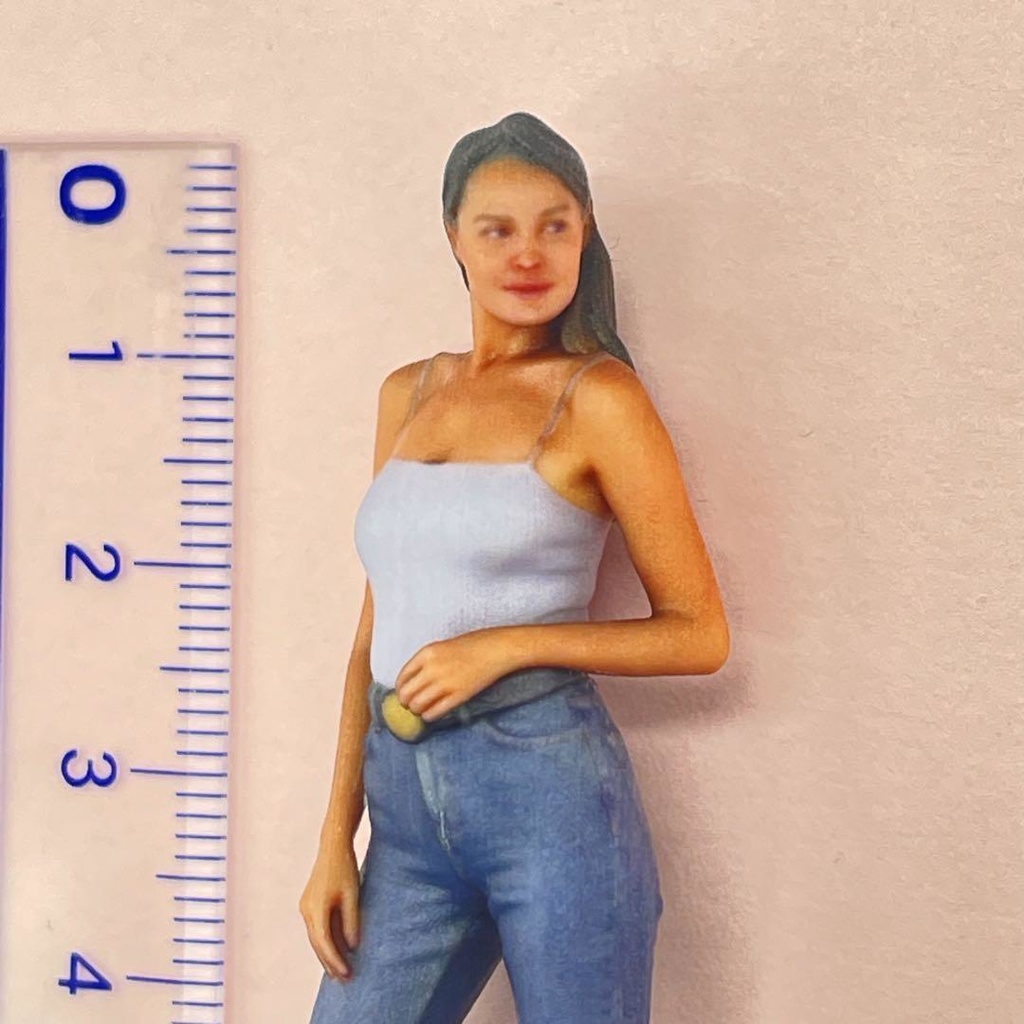 1/24 NU-1067 フィギュア リアルフィギュア 完成品 ミニチュアイメージ ミニカーに ドールハウスに 3Dフィギュア ミニチュア