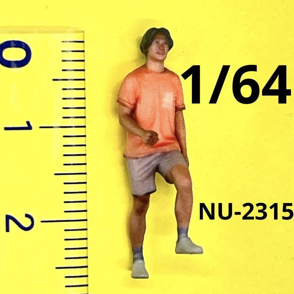 1/64 NU-2315 フィギュア 完成品 リアルフィギュア ミニカーに ミニチュアイメージ ジオラマ 住宅模型に 3Dフィギュア