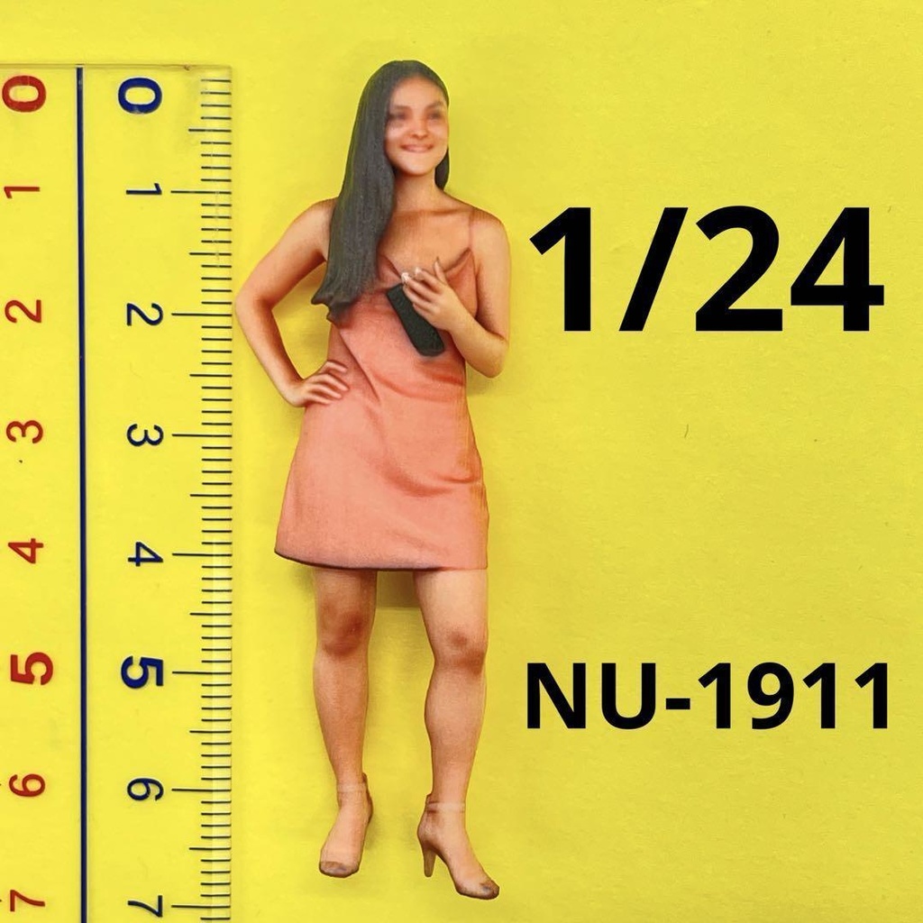 1/24 NU-1911 フィギュア リアルフィギュア 完成品 ドールハウスに ミニカーに ジオラマに 3D ミニチュアイメージ