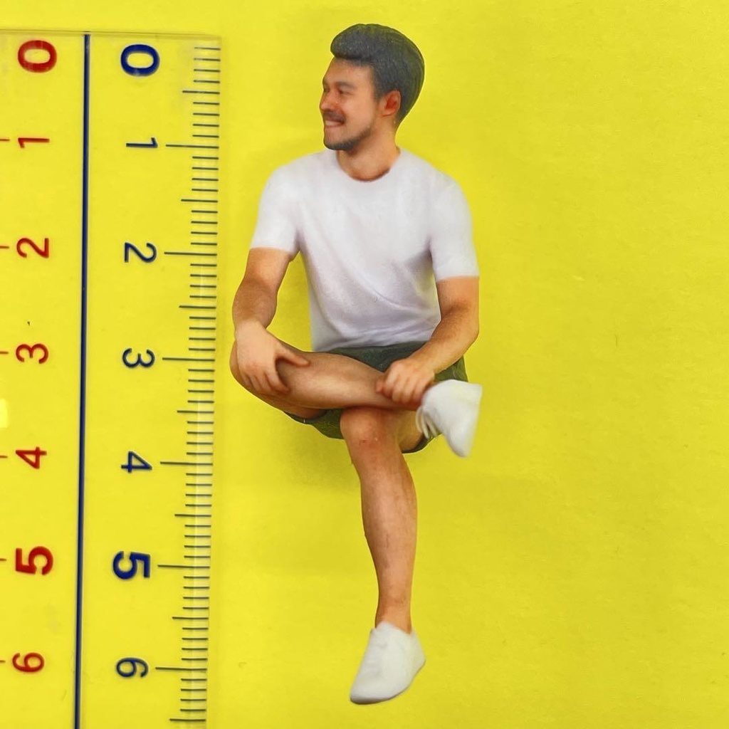 1/24 NU-1360 男性 フィギュア リアルフィギュア 完成品 ドールハウスに ジオラマに ミニチュアイメージ