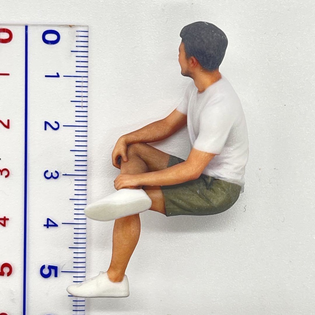 1/24 NU-1360 男性 フィギュア リアルフィギュア 完成品 ドールハウスに ジオラマに ミニチュアイメージ