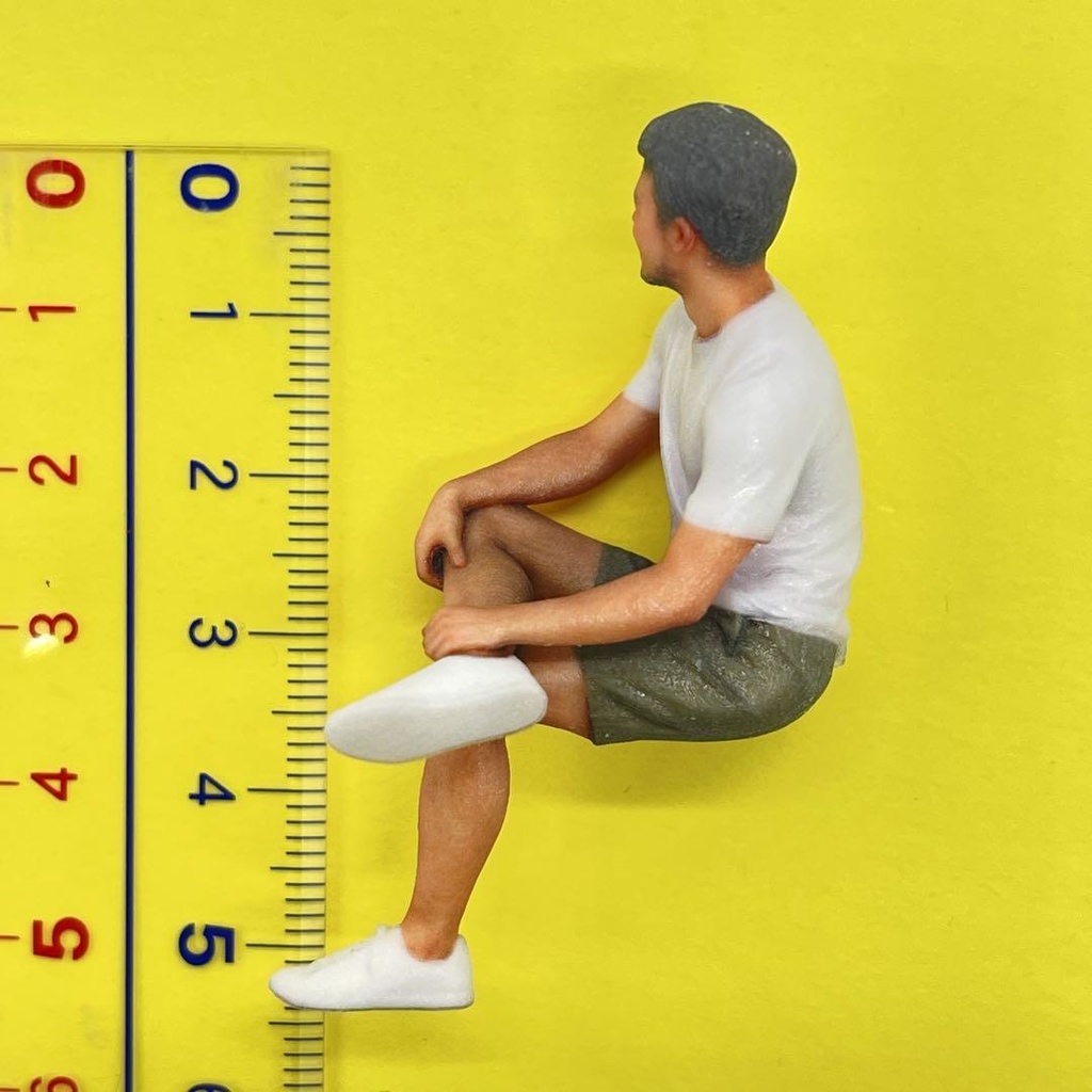 1/24 NU-1360 男性 フィギュア リアルフィギュア 完成品 ドールハウスに ジオラマに ミニチュアイメージ