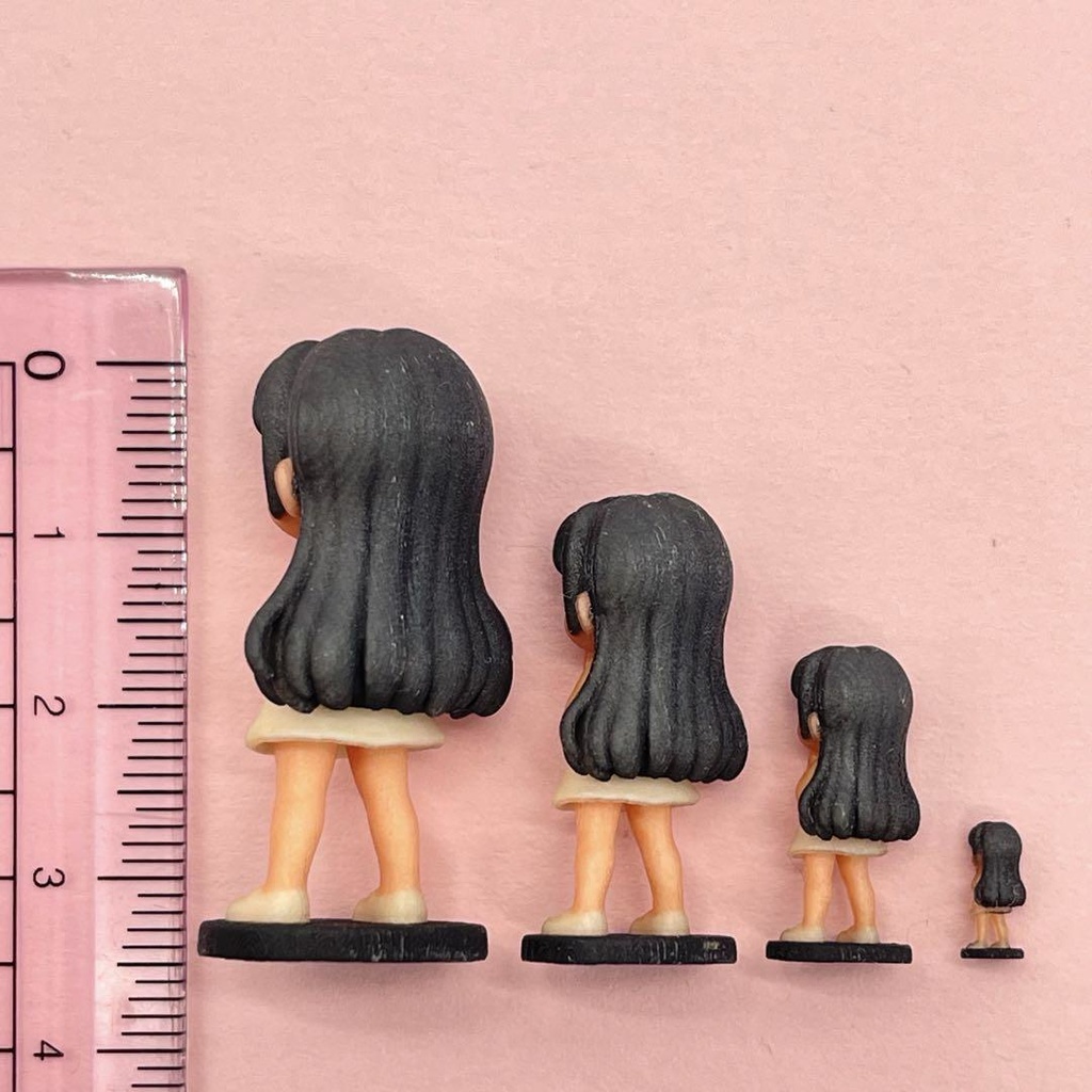 1/32 1/43 1/64 1/150 3DA-FIG-001 フィギュア4体 リアルフィギュア 完成品 ミニチュア 3D ミニチュアイメージ