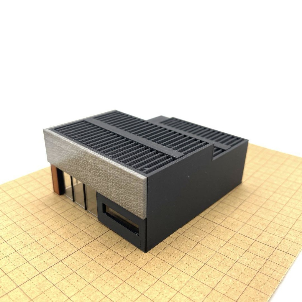 Nゲージ　1/150 コーヒーショップ　ミニチュア　住宅模型　建築模型　ドールハウス　完成品　ミニチュアイメージ　鉄道模型　ジオラマ　ジオコレに