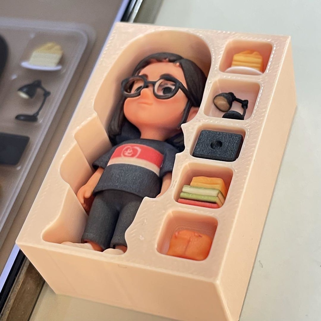 ミニチュア　フィギュア　完成品　AIフィギュア　３D出力品　ミニチュアイメージ　ドールハウスに　リーメントに　ジオラマに　ミニカーに