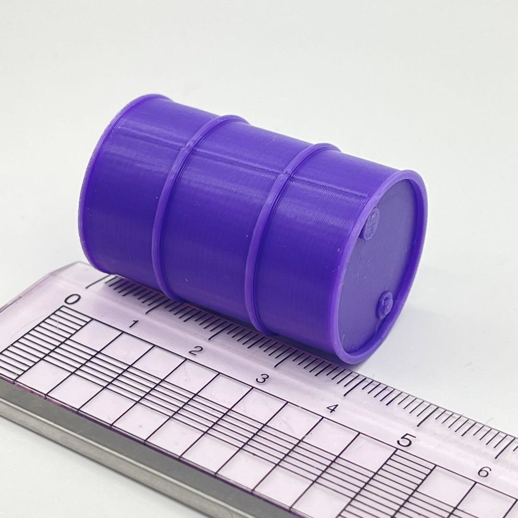 1/24 ドラム缶 ミニチュア 完成品 フィギュアに ミニチュアイメージ ミニカーに ドールハウスに 3D