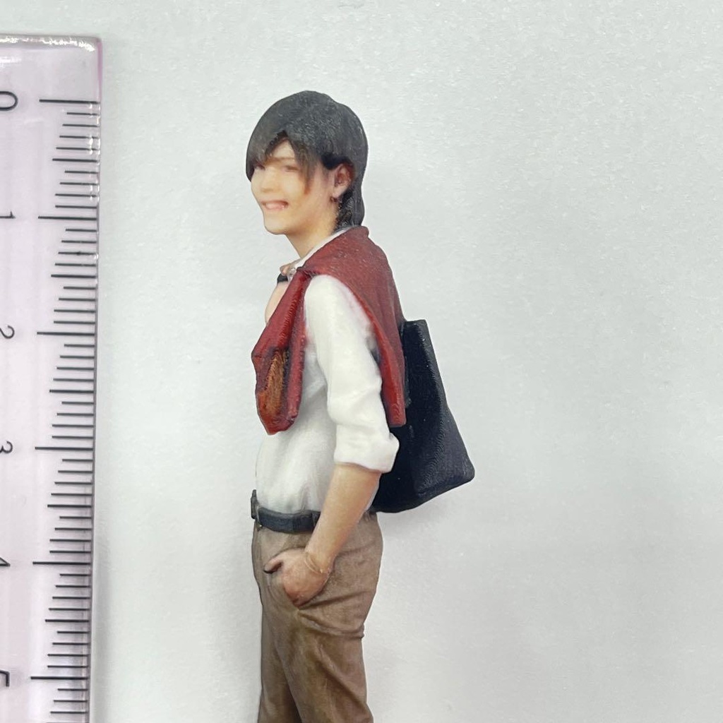 1/24 85-3 男性 フィギュア リアルフィギュア 完成品 ドールハウスに ミニカーに ジオラマに 3Dフィギュア ミニチュアイメージ