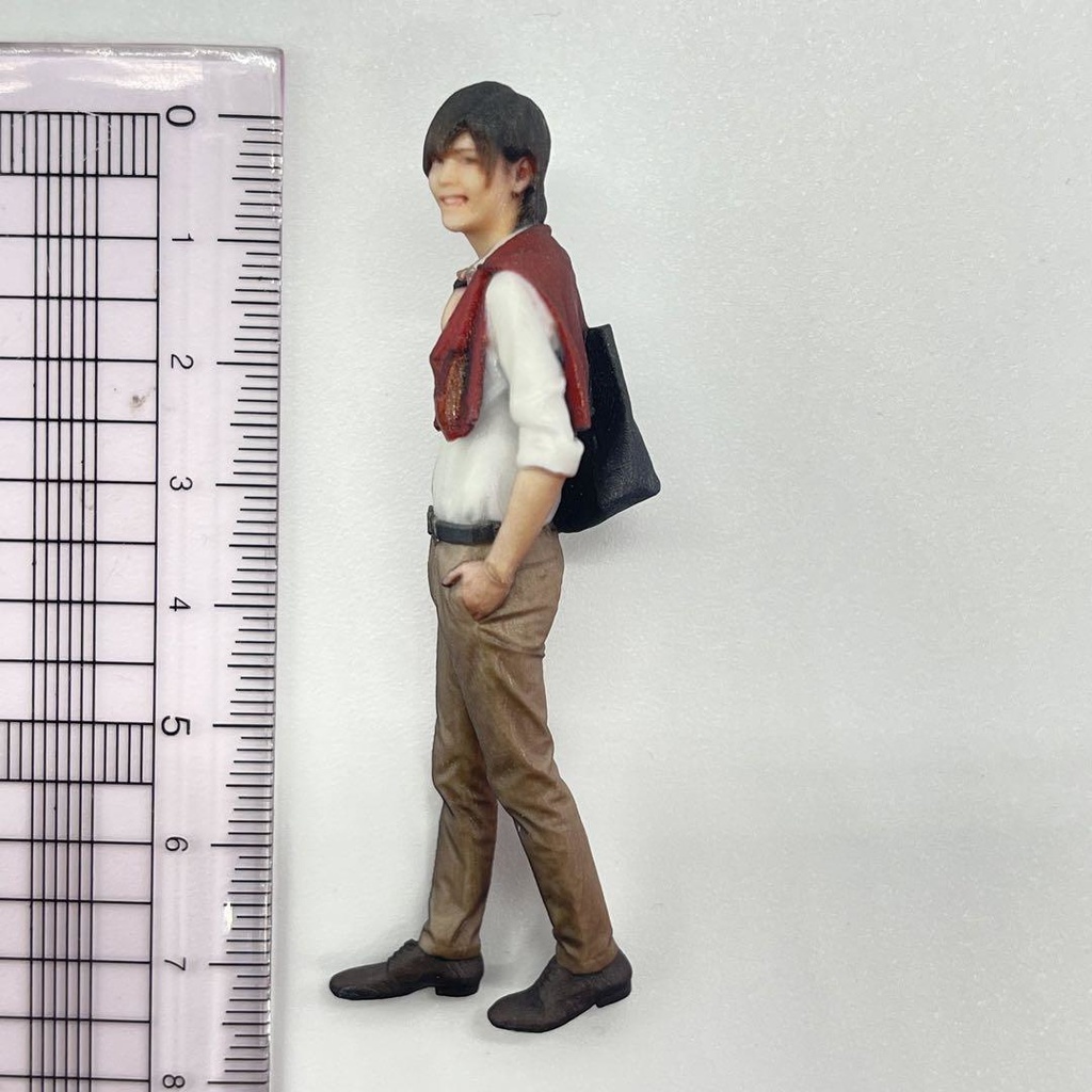 1/24 85-3 男性 フィギュア リアルフィギュア 完成品 ドールハウスに ミニカーに ジオラマに 3Dフィギュア ミニチュアイメージ