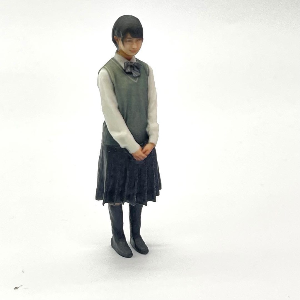1/24 制服姿 学生 フィギュア リアルフィギュア 完成品 ミニカー ジオラマに ミニチュア 3Dフィギュア