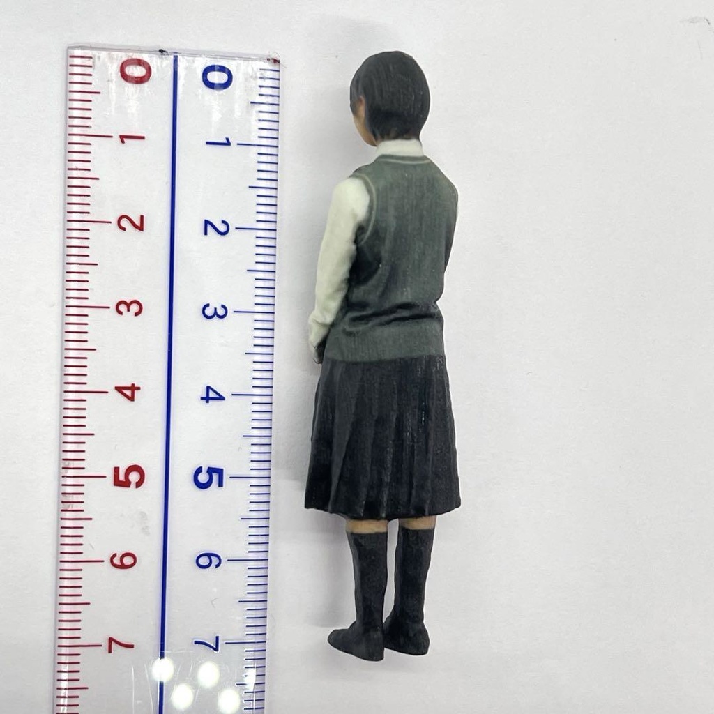 1/24 制服姿 学生 フィギュア リアルフィギュア 完成品 ミニカー ジオラマに ミニチュア 3Dフィギュア