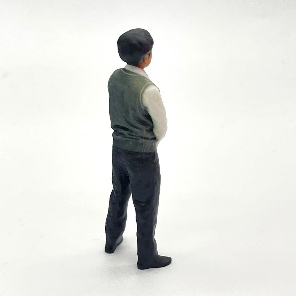 1/24 フィギュア リアルフィギュア 学生 完成品 制服姿 ミニチュアイメージ ミニカー ジオラマに ミニチュアイメージ