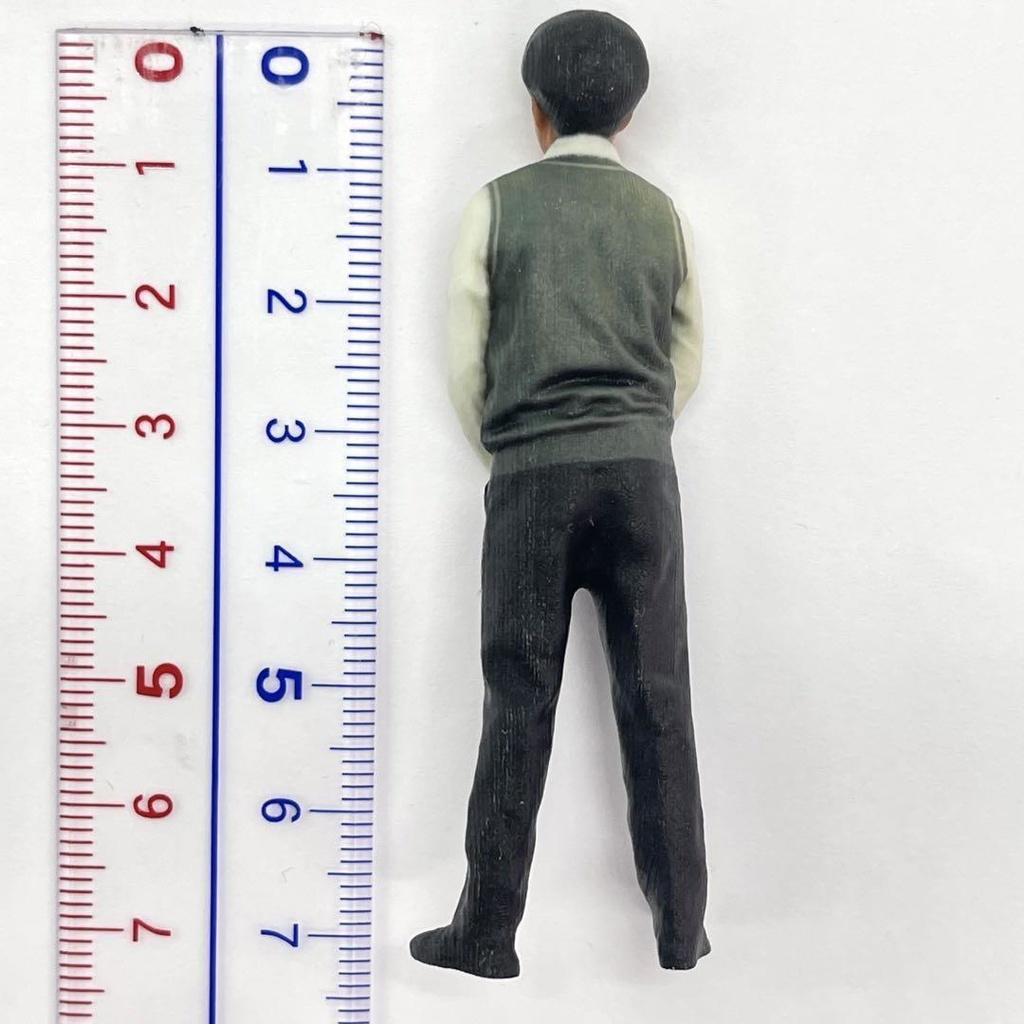 1/24 フィギュア リアルフィギュア 学生 完成品 制服姿 ミニチュアイメージ ミニカー ジオラマに ミニチュアイメージ