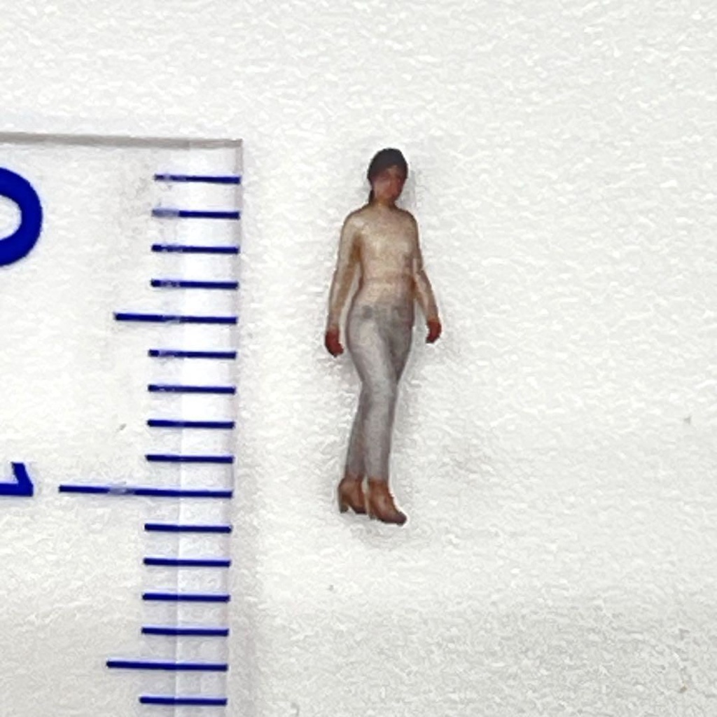 Nゲージ 1/150 NU-1944 フィギュア 完成品 リアルフィギュア 鉄道模型 ジオラマ レイアウト ミニチュアイメージ 3D