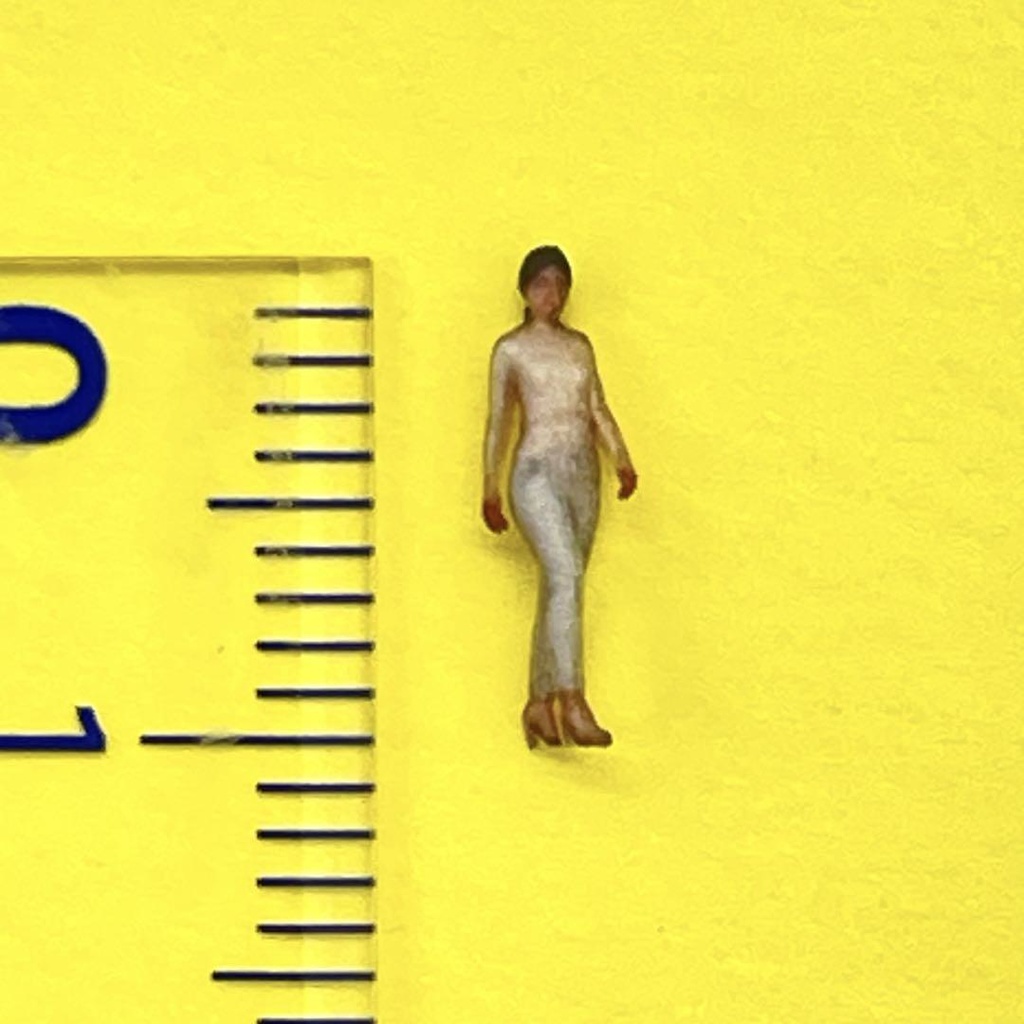 Nゲージ 1/150 NU-1944 フィギュア 完成品 リアルフィギュア 鉄道模型 ジオラマ レイアウト ミニチュアイメージ 3D