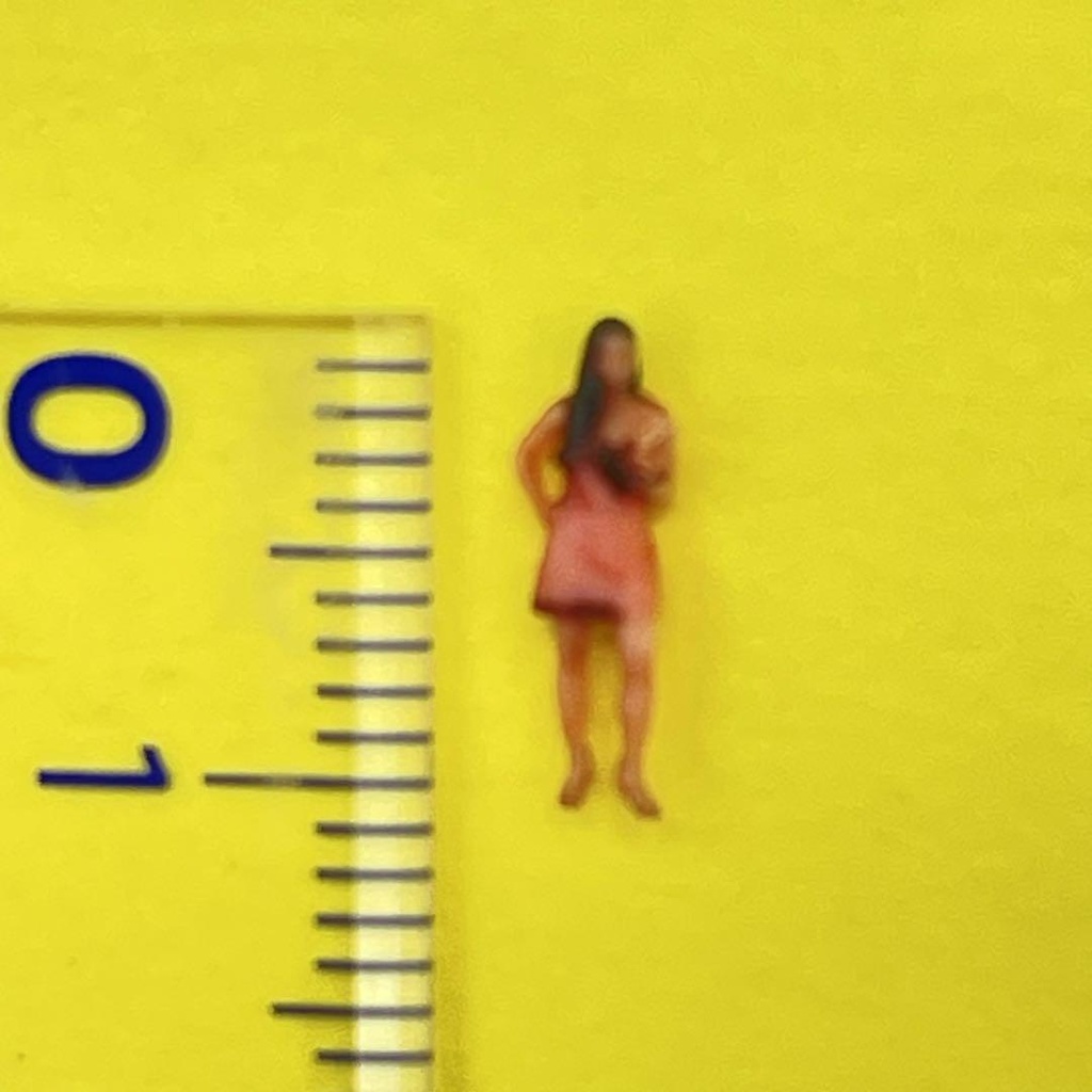 Nゲージ NU-1911 フィギュア リアルフィギュア 完成品 ミニチュアイメージ 鉄道模型 ジオラマ レイアウト 3Dフィギュア ミニチュア