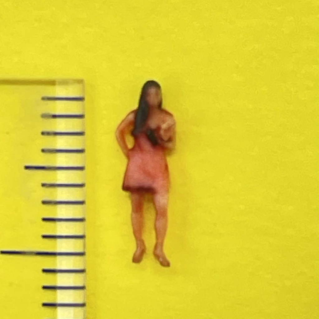 Nゲージ NU-1911 フィギュア リアルフィギュア 完成品 ミニチュアイメージ 鉄道模型 ジオラマ レイアウト 3Dフィギュア ミニチュア