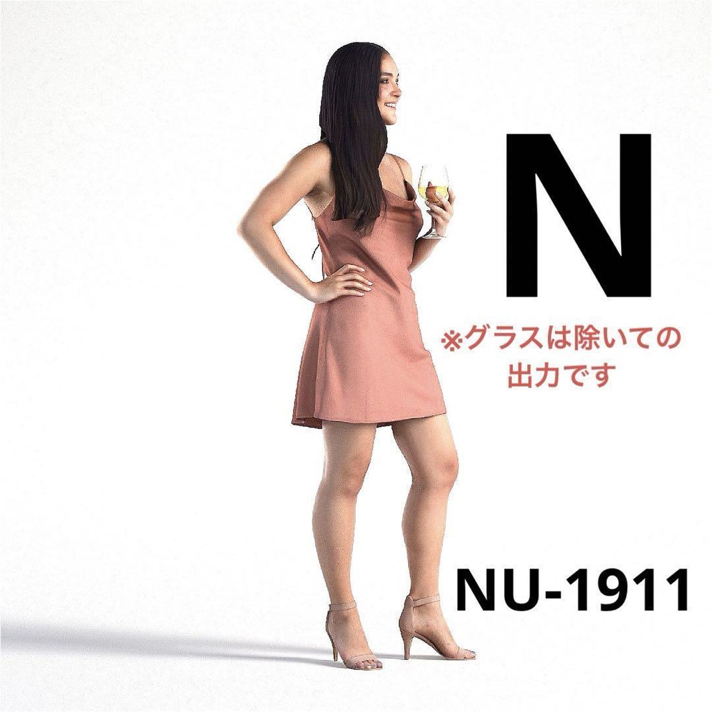 Nゲージ　NU-1911　フィギュア　リアルフィギュア　完成品　ミニチュアイメージ　鉄道模型　ジオラマ　レイアウト　３Dフィギュア　ミニチュア