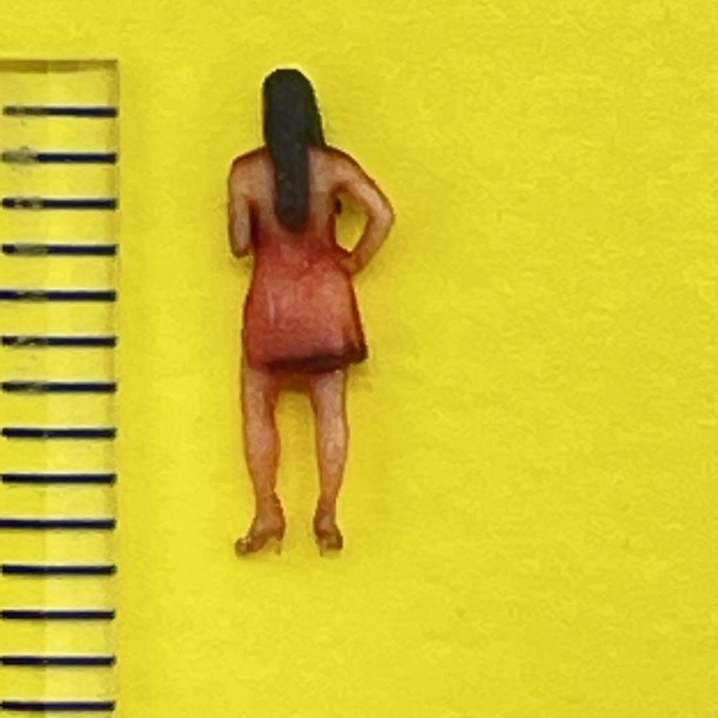 Nゲージ NU-1911 フィギュア リアルフィギュア 完成品 ミニチュアイメージ 鉄道模型 ジオラマ レイアウト 3Dフィギュア ミニチュア