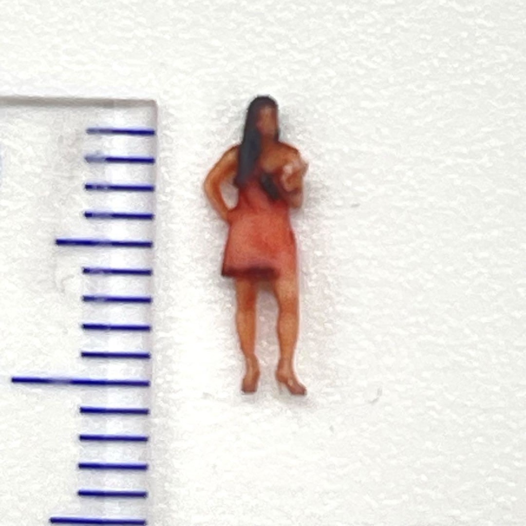 Nゲージ NU-1911 フィギュア リアルフィギュア 完成品 ミニチュアイメージ 鉄道模型 ジオラマ レイアウト 3Dフィギュア ミニチュア