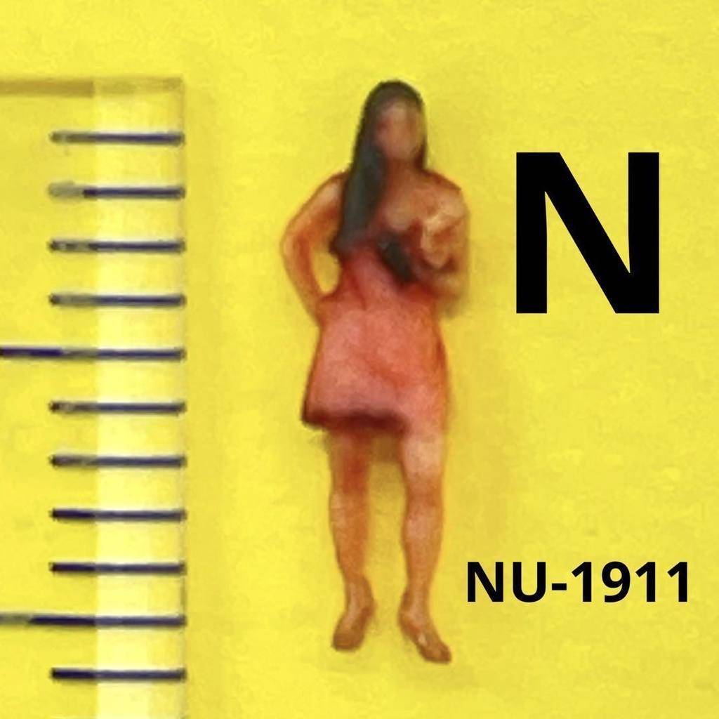 Nゲージ NU-1911 フィギュア リアルフィギュア 完成品 ミニチュアイメージ 鉄道模型 ジオラマ レイアウト 3Dフィギュア ミニチュア