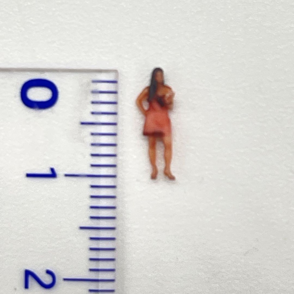 Nゲージ NU-1911 フィギュア リアルフィギュア 完成品 ミニチュアイメージ 鉄道模型 ジオラマ レイアウト 3Dフィギュア ミニチュア