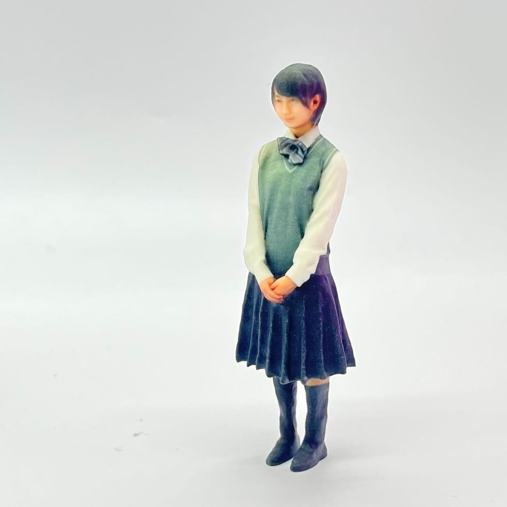 1/18 JHN-001 高校生 フィギュア リアルフィギュア 完成品 ドールハウスに ミニチュアイメージ 3Dフィギュア ミニカーに ジオラマに