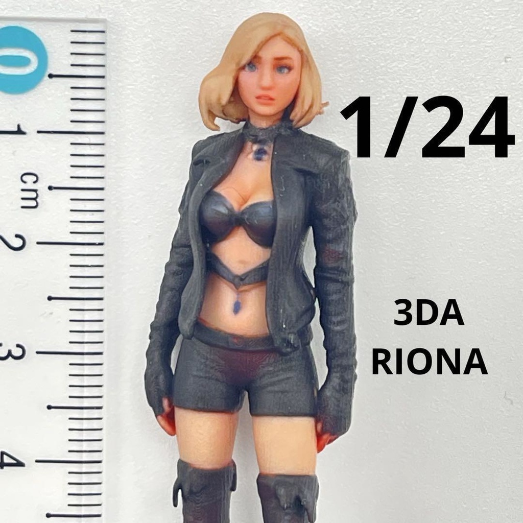 1/24 3DA-RIONA リオナ フィギュア リアルフィギュア 完成品 塗装済み完成品 ミニチュアイメージ ミニチュア ドールハウス ジオラマに