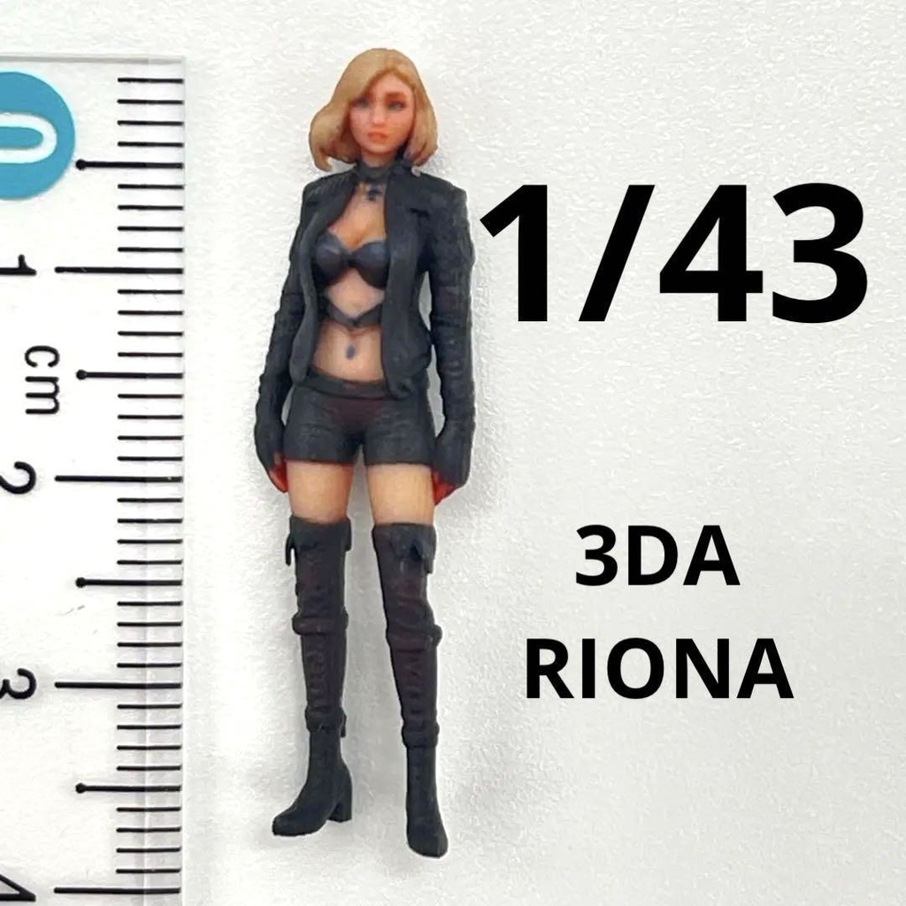 1/43 3DA-RIONA リオナ フィギュア リアルフィギュア 完成品 ミニチュア ミニチュアイメージ ミニカーに ジオラマに ドールハウスに 3Dフィギュア
